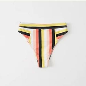 NWT Abercrombie high waisted cheeky bikini bottoms